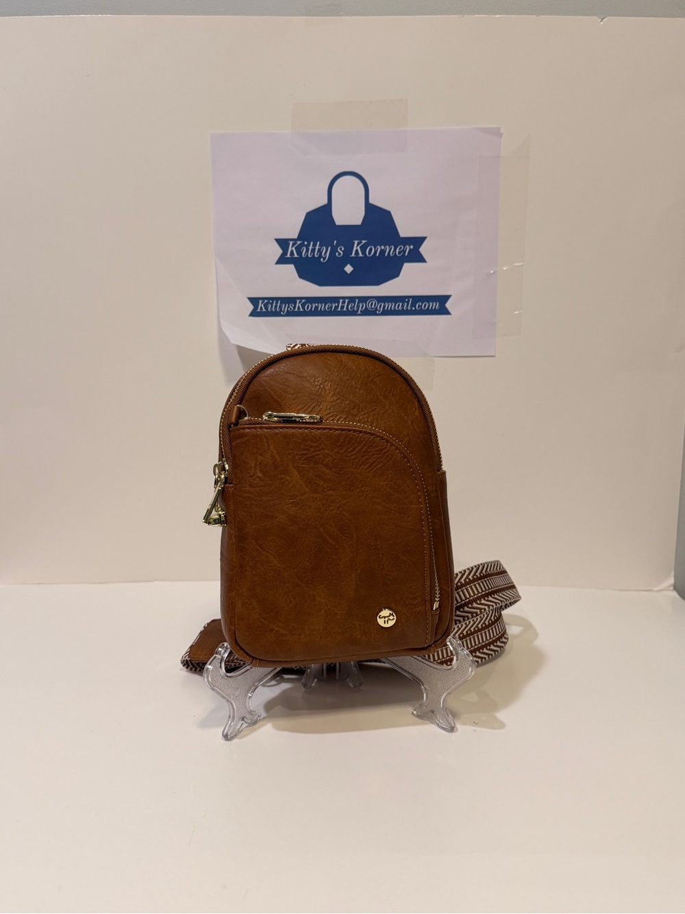 NWT INICAT RFID Blocking Sling/Crossbody Backpack